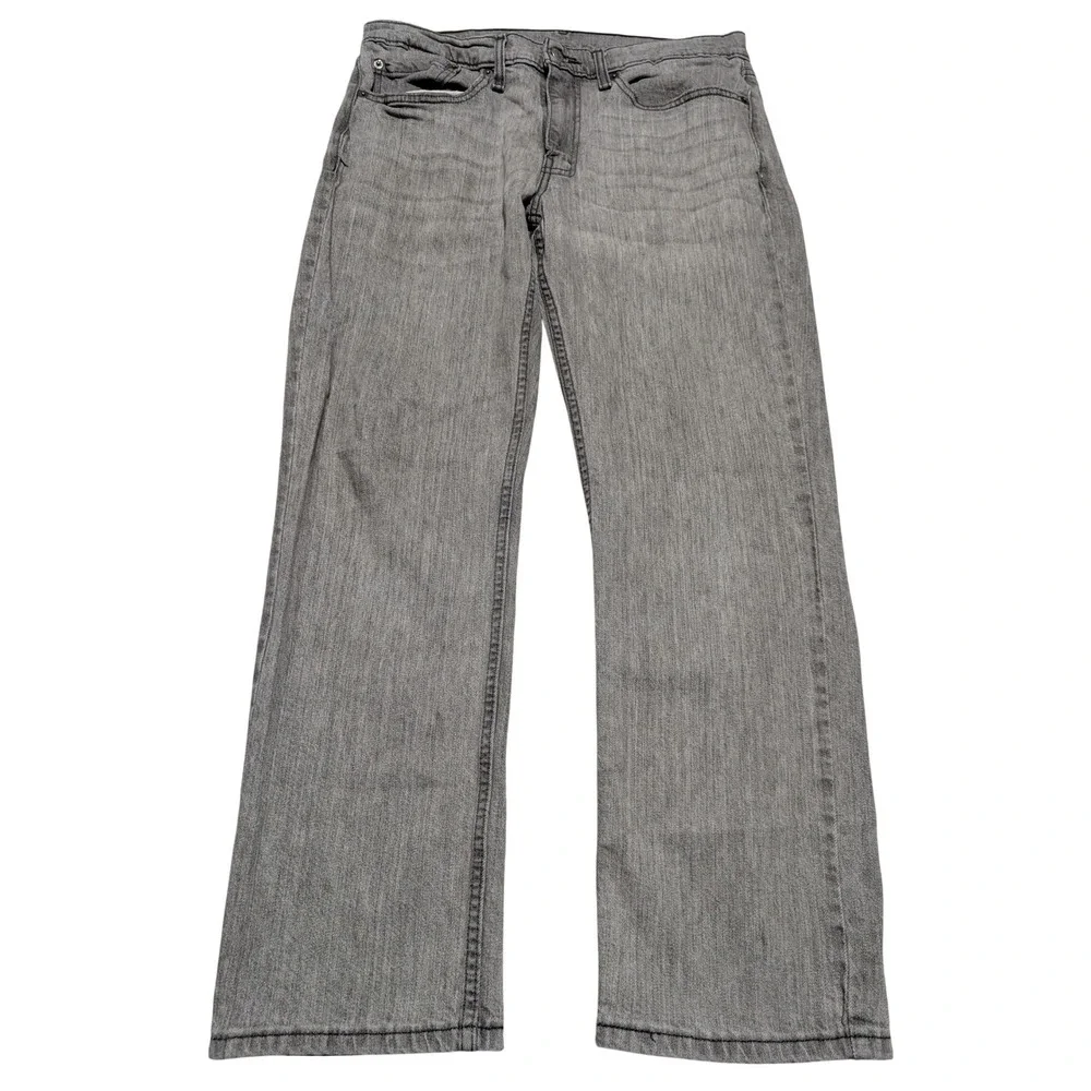 Levis 514 Straight Fit Grey Denim Jeans Mens 34x30 00514-1564 Gorpcore‎ Classic